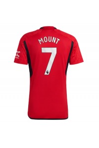 Fotbalové Dres Manchester United Mason Mount #7 Domácí Oblečení 2023-24 Krátký Rukáv